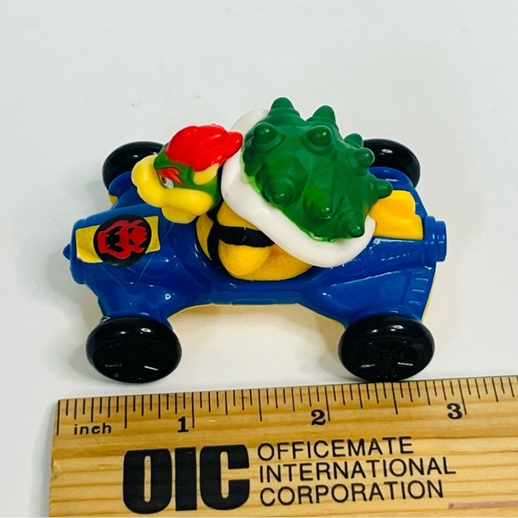 2022 McDonalds Nintendo Bowser race car toy figure. - Picture 6 of 6
